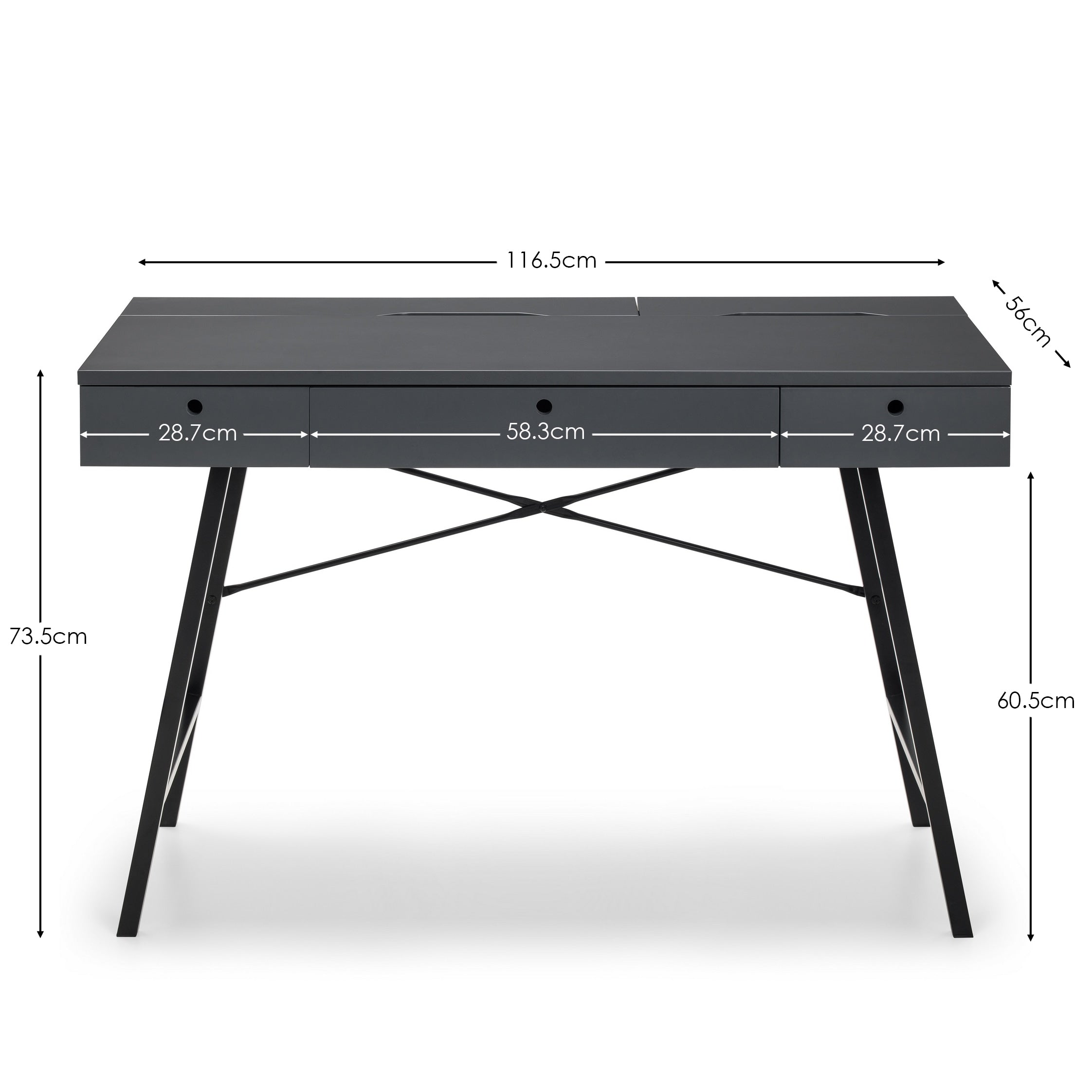 Trianon Desk - Grey