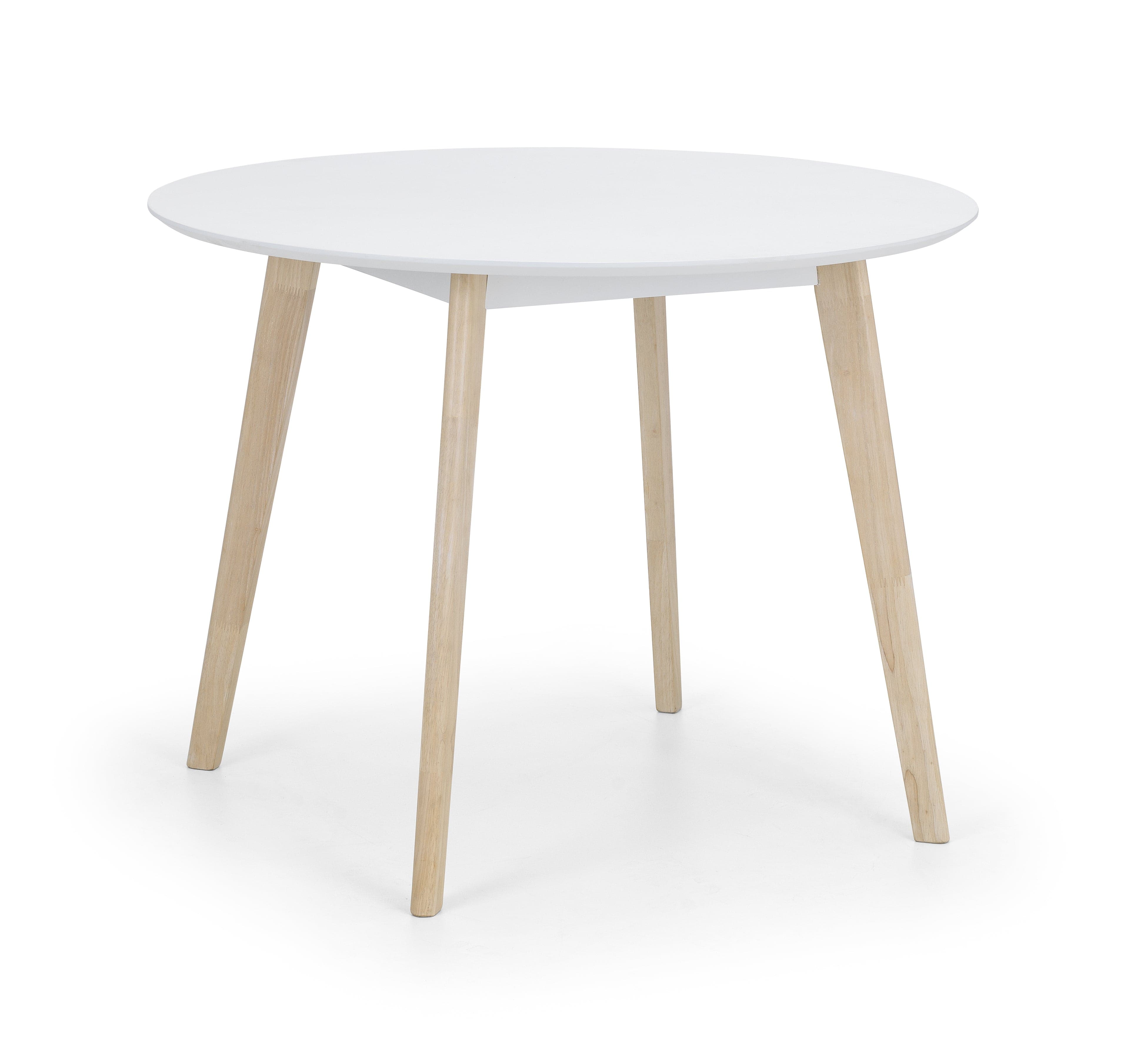 Casa Round Dining Table White/Oak