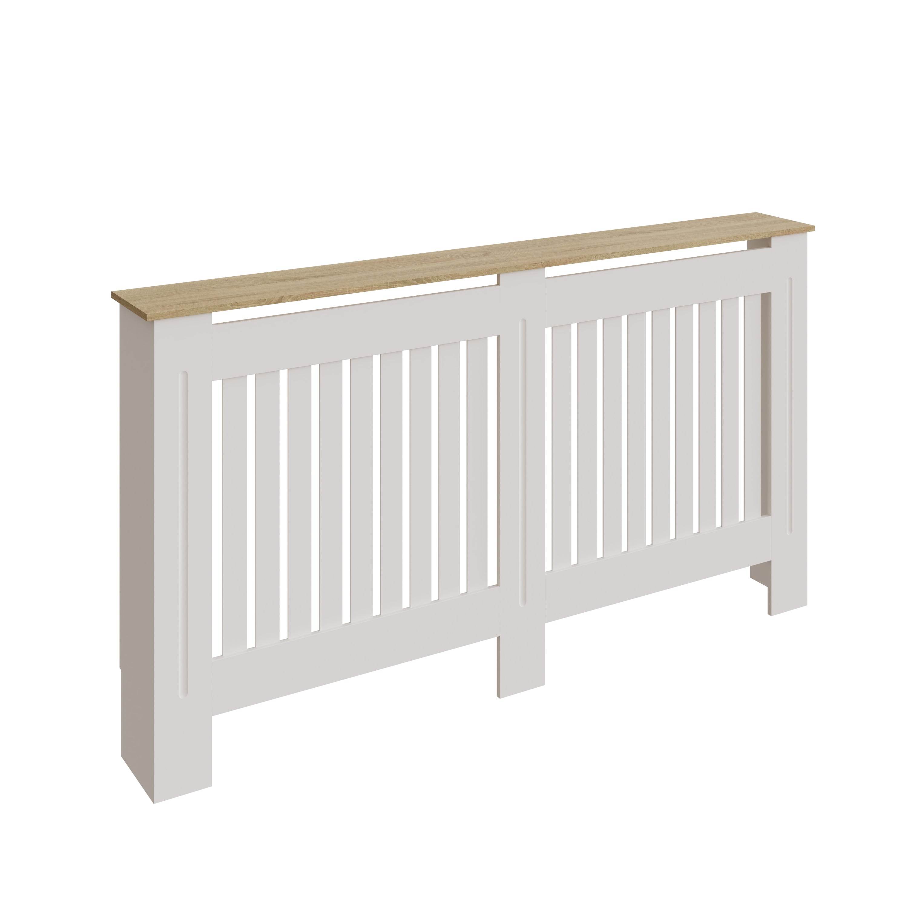 Longslow Radiator Cover Large White