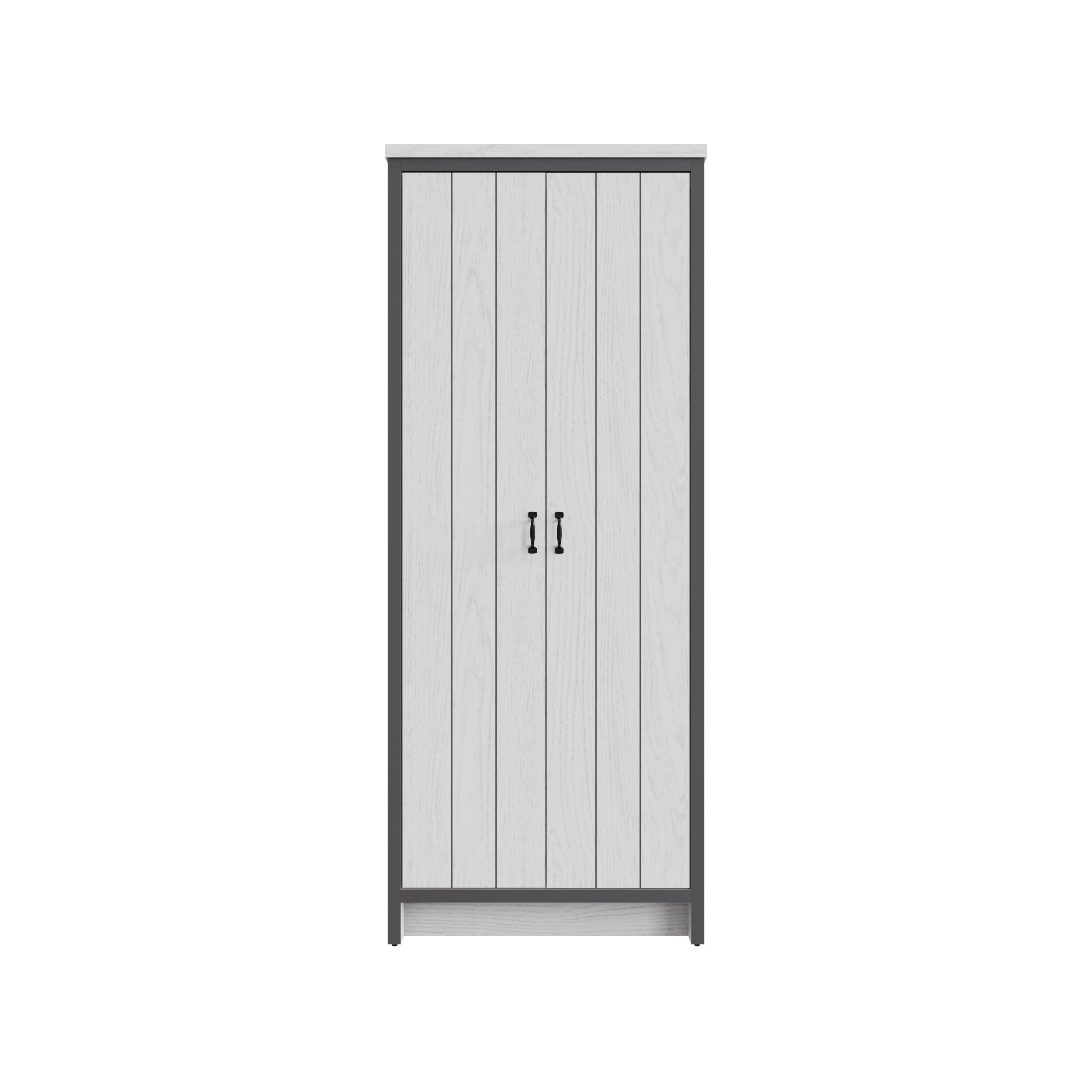 Boston 2 Door Wardrobe White