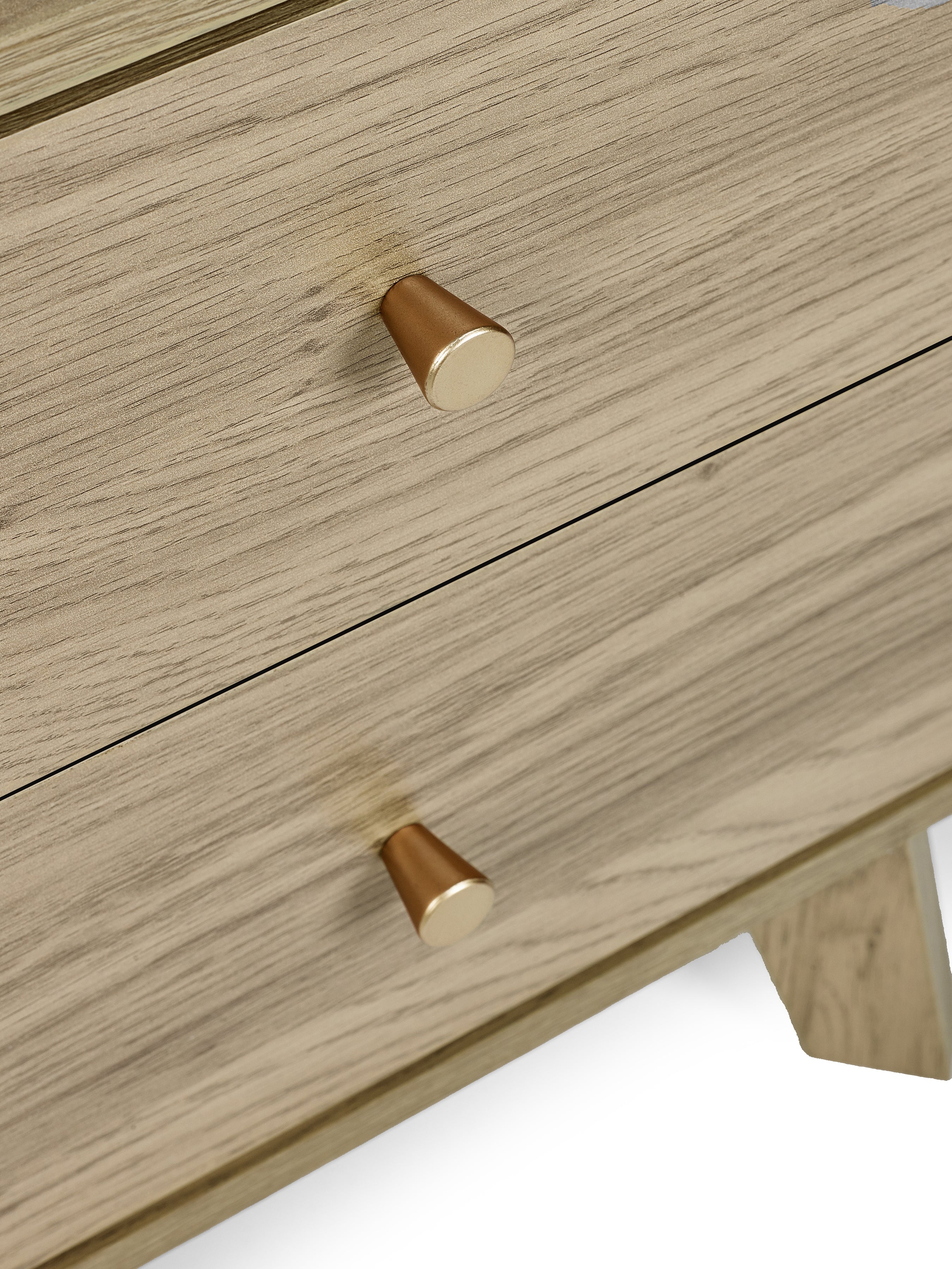Ingrid 2 Drawer Bedside Oak