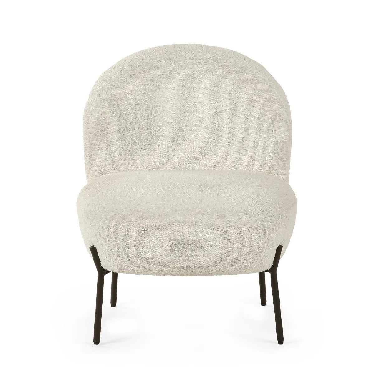 Julian Bowen Accent Chair Lulu Boucle Accent Chair - Ivory Bed Kings