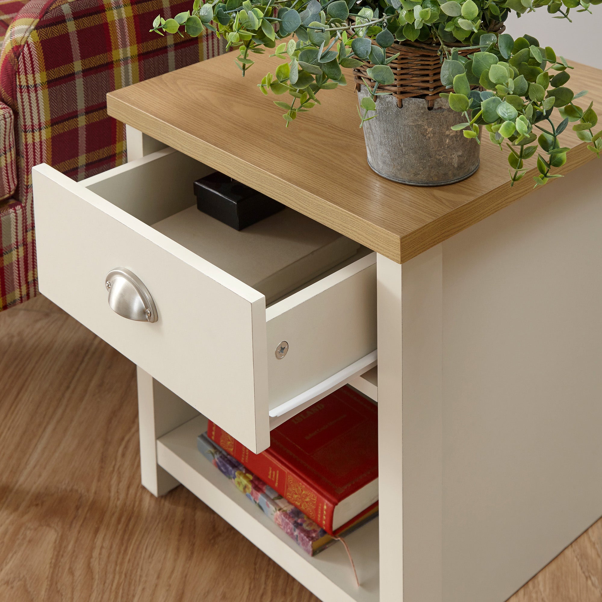 Lancaster Lamp Table Cream
