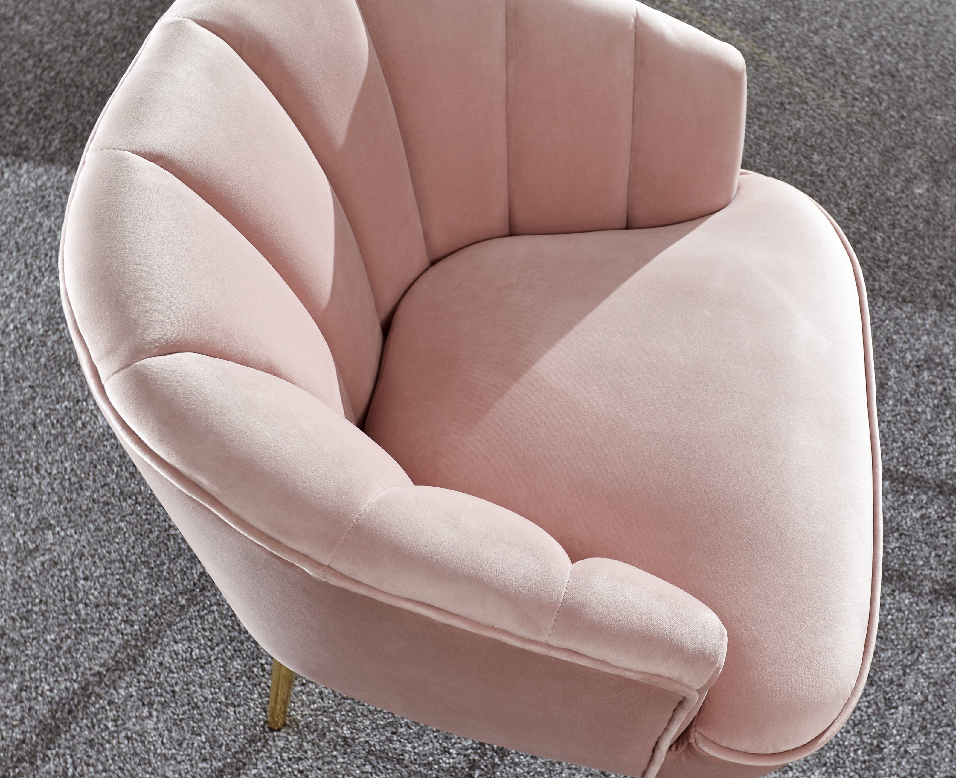 GFW Armchair Pettine Chair Blush Pink Bed Kings