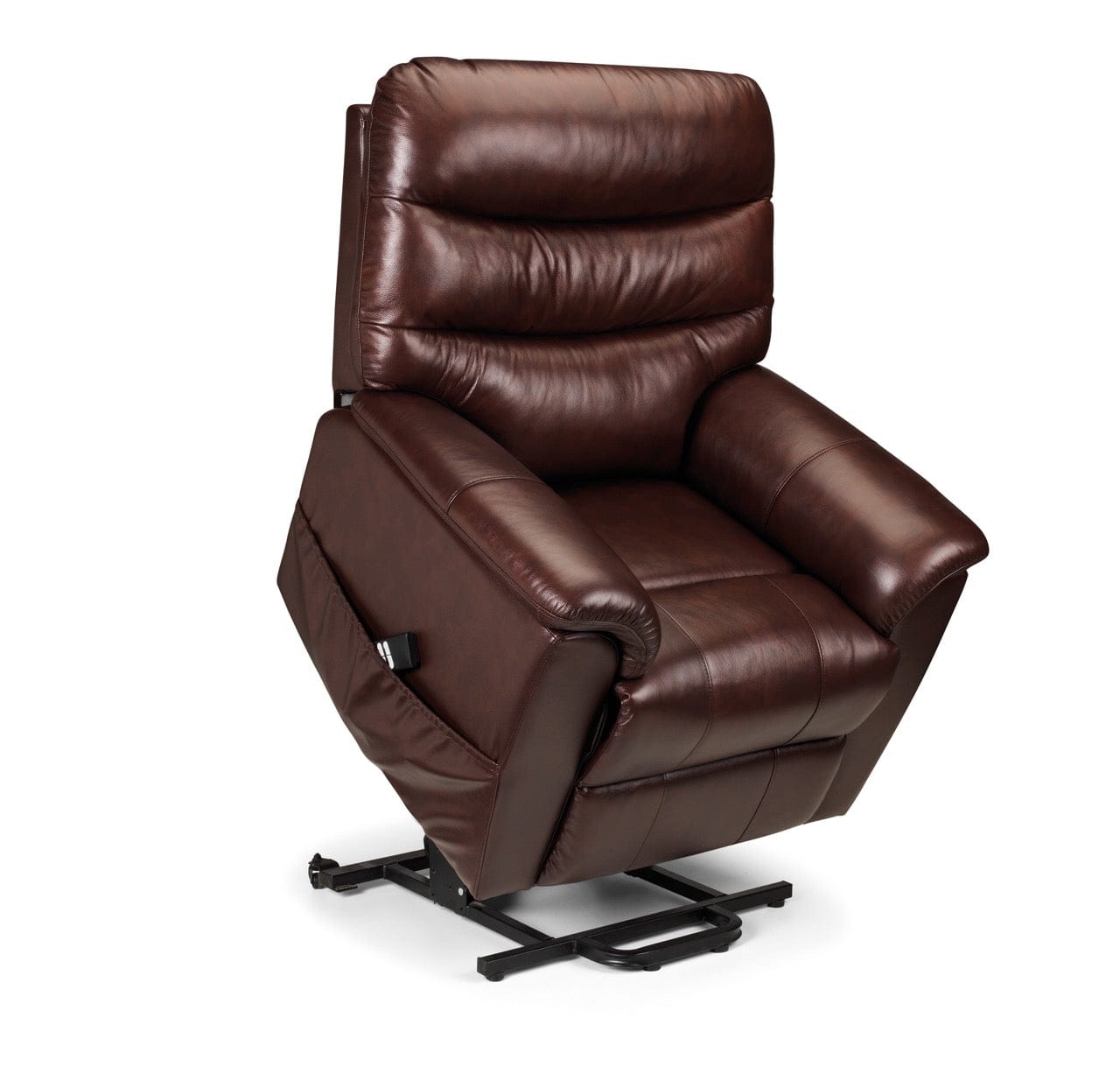 Julian Bowen Armchair Pullman Leather Rise & Recline Chair - Dual Motor Bed Kings