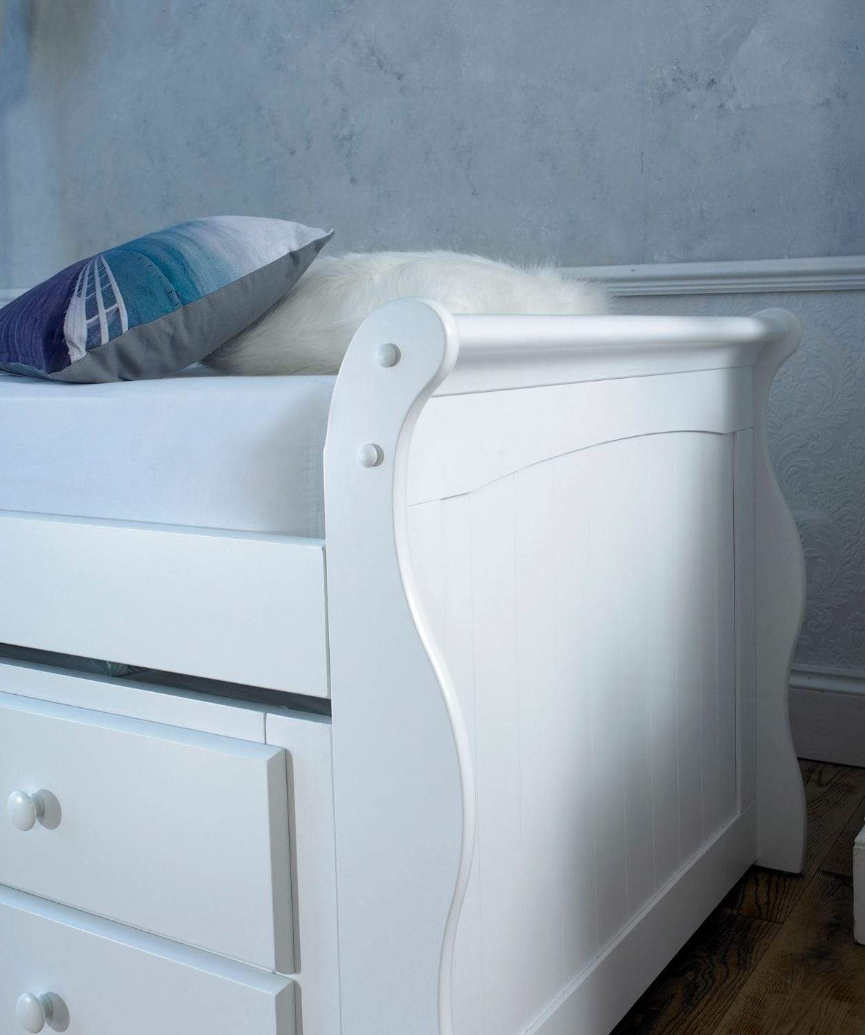 Artisan Bed Company Cabin Bed Captain Bed - White