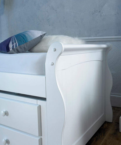 Artisan Bed Company Cabin Bed Captain Bed - White