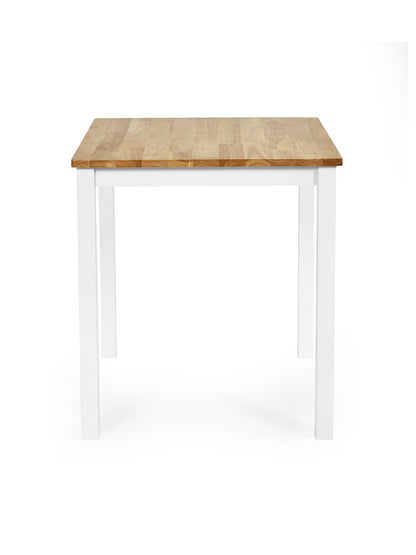 Linwood White and Oak 69cm Square Dining Table
