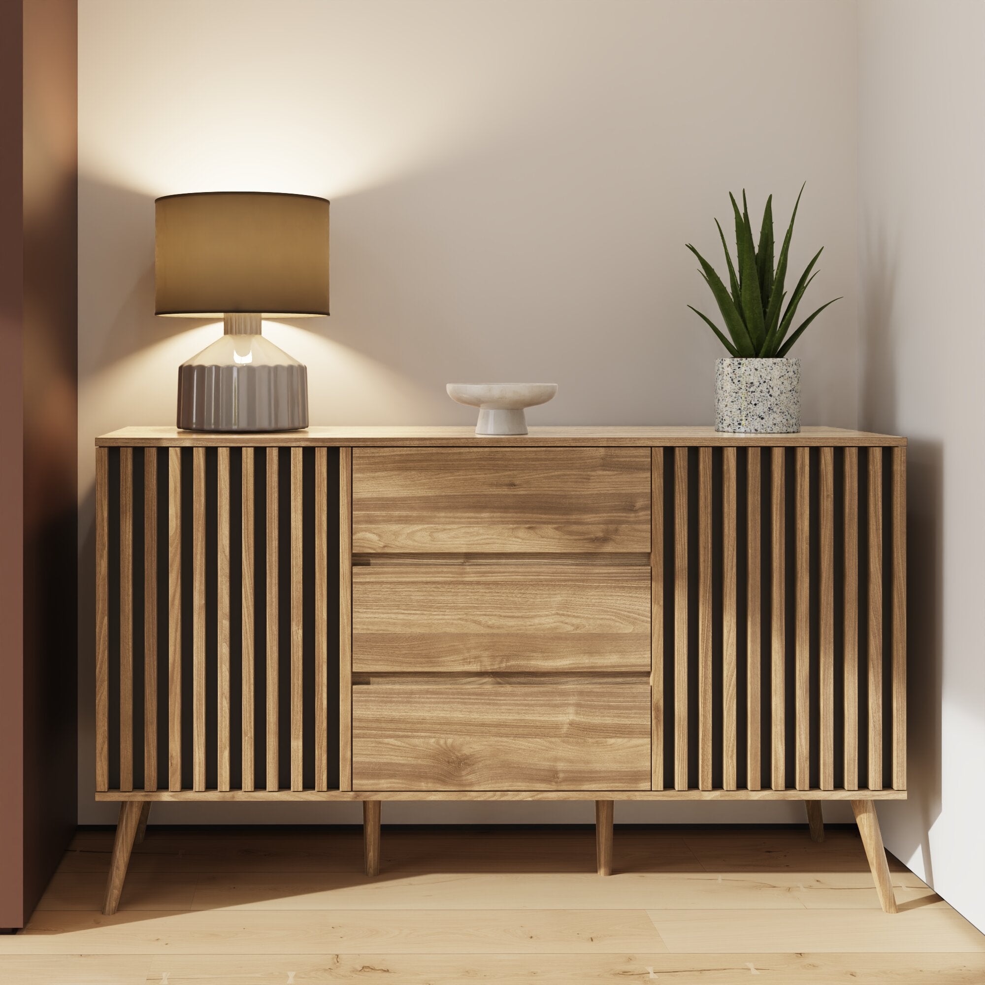 Rowan Large Sideboard Oak