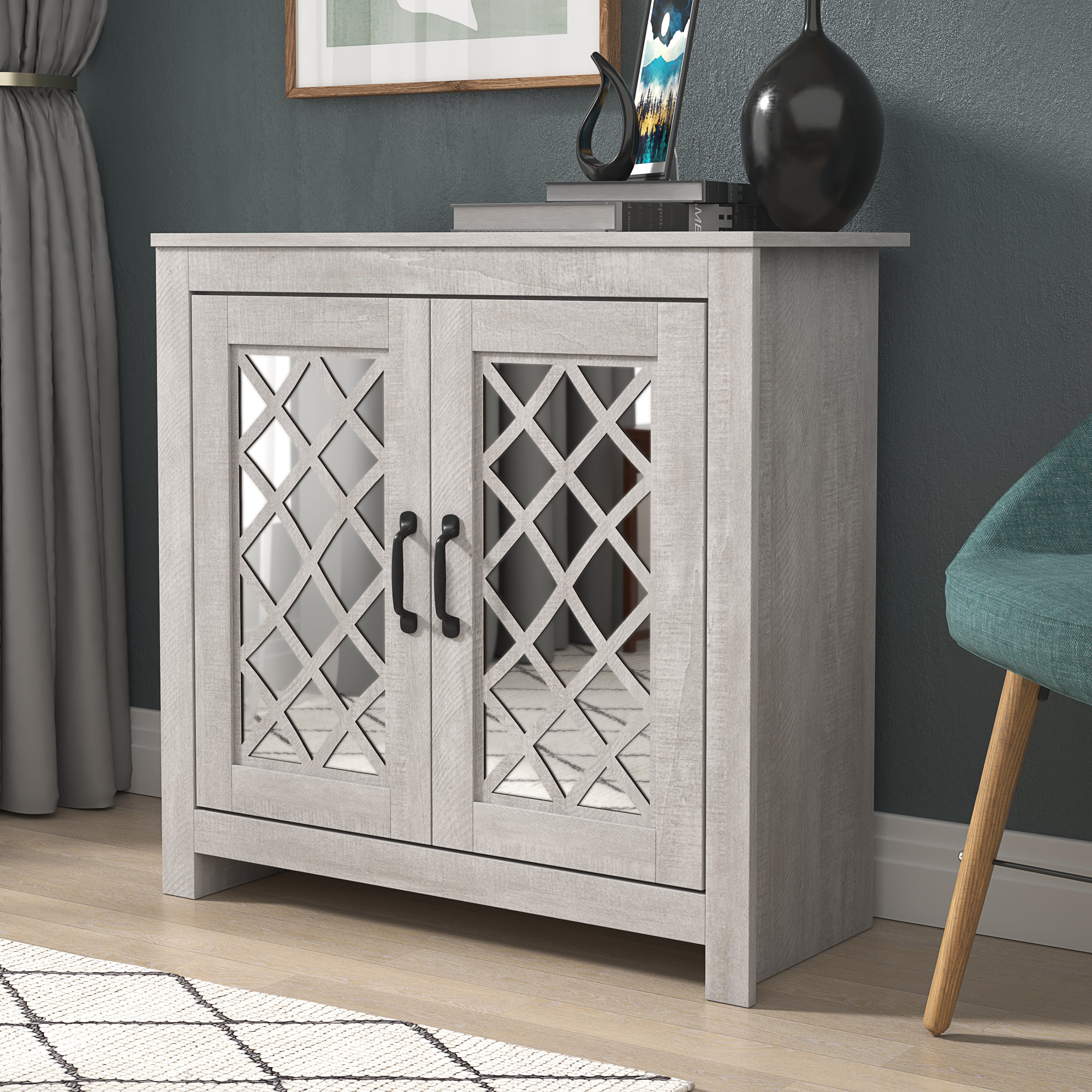 Tiverton Shoe Cabinet Dusty Grey Oak