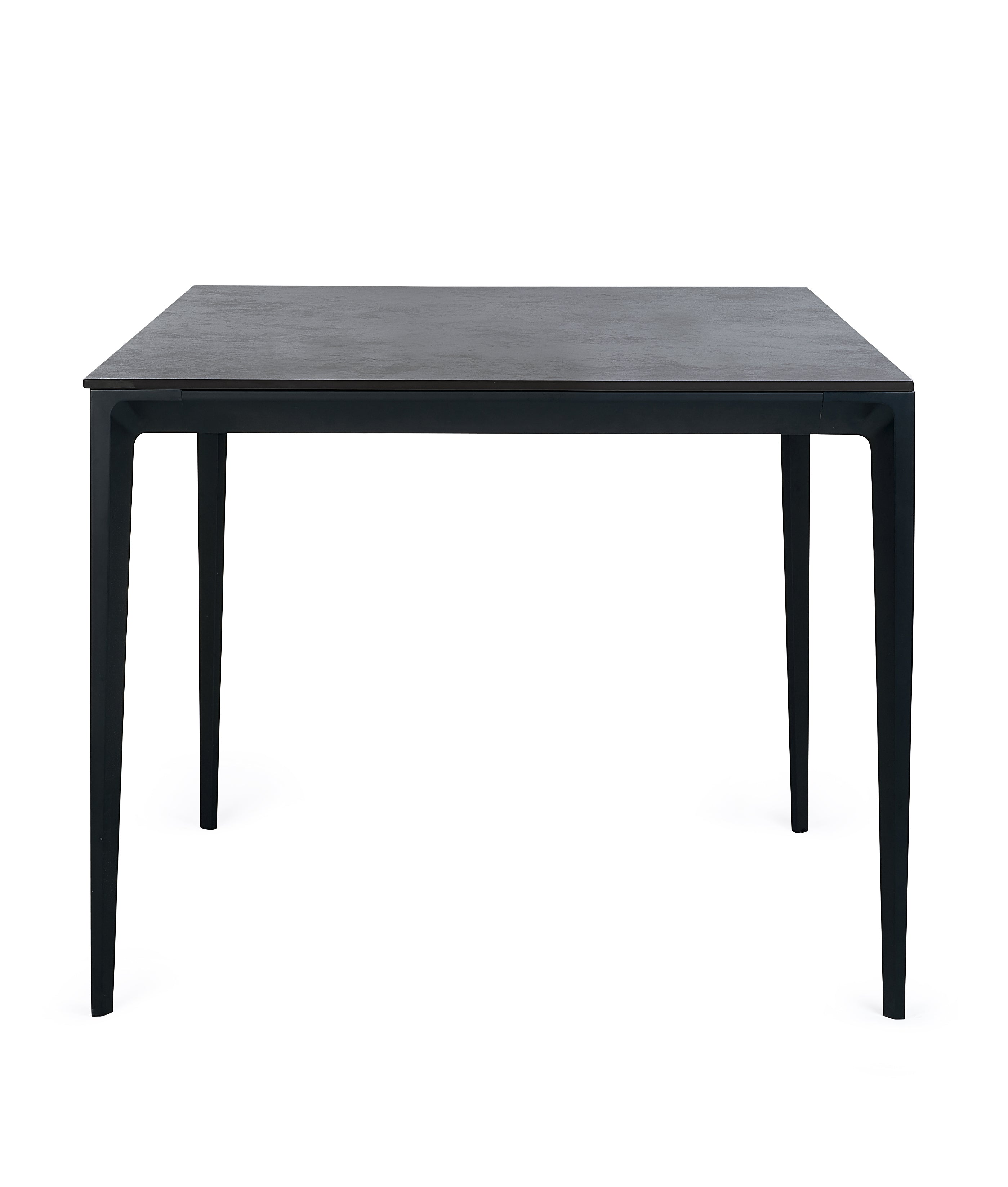 Miami Square Stone Top Dining Table - Slate Grey