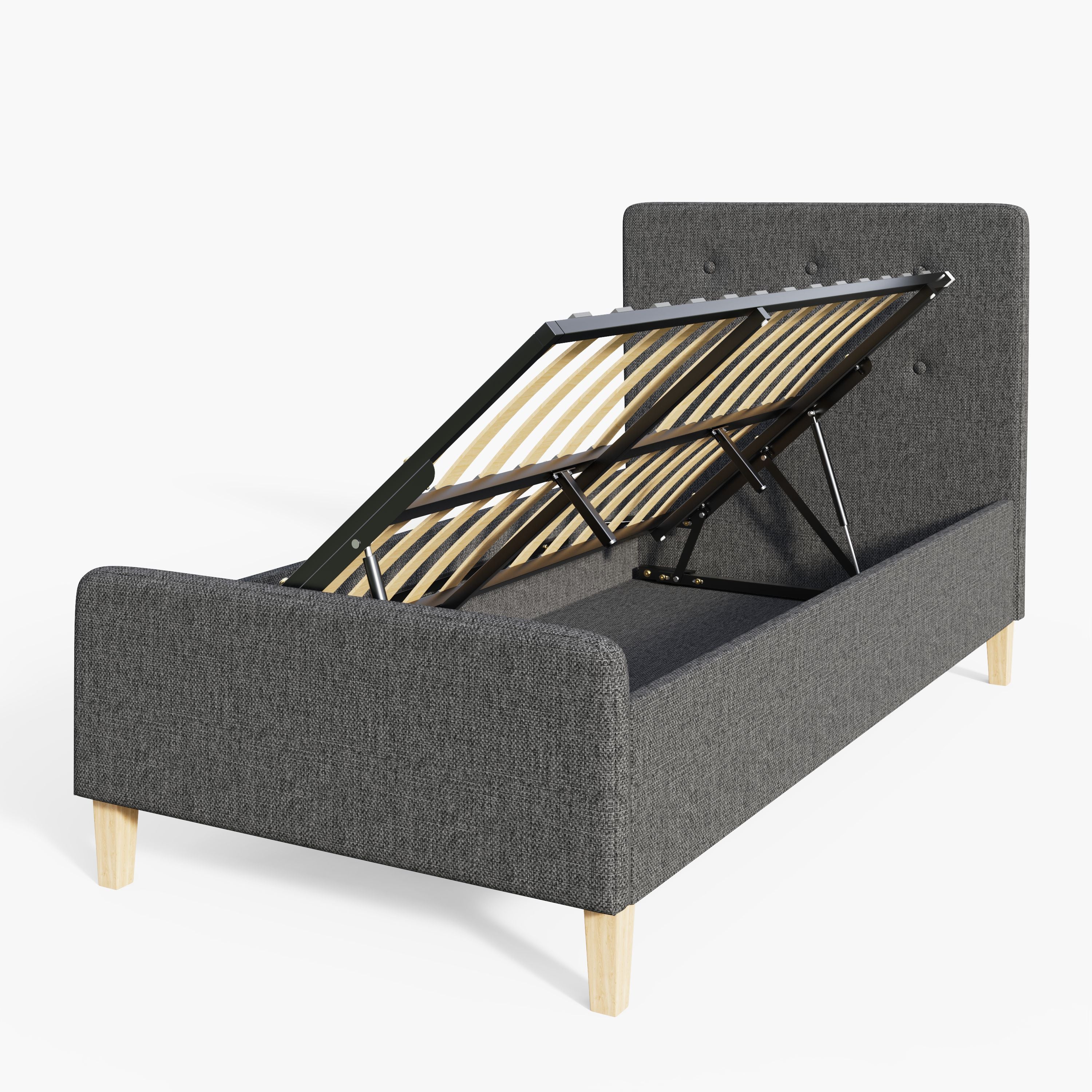 Ashbourne Ottoman Bed Dark Grey