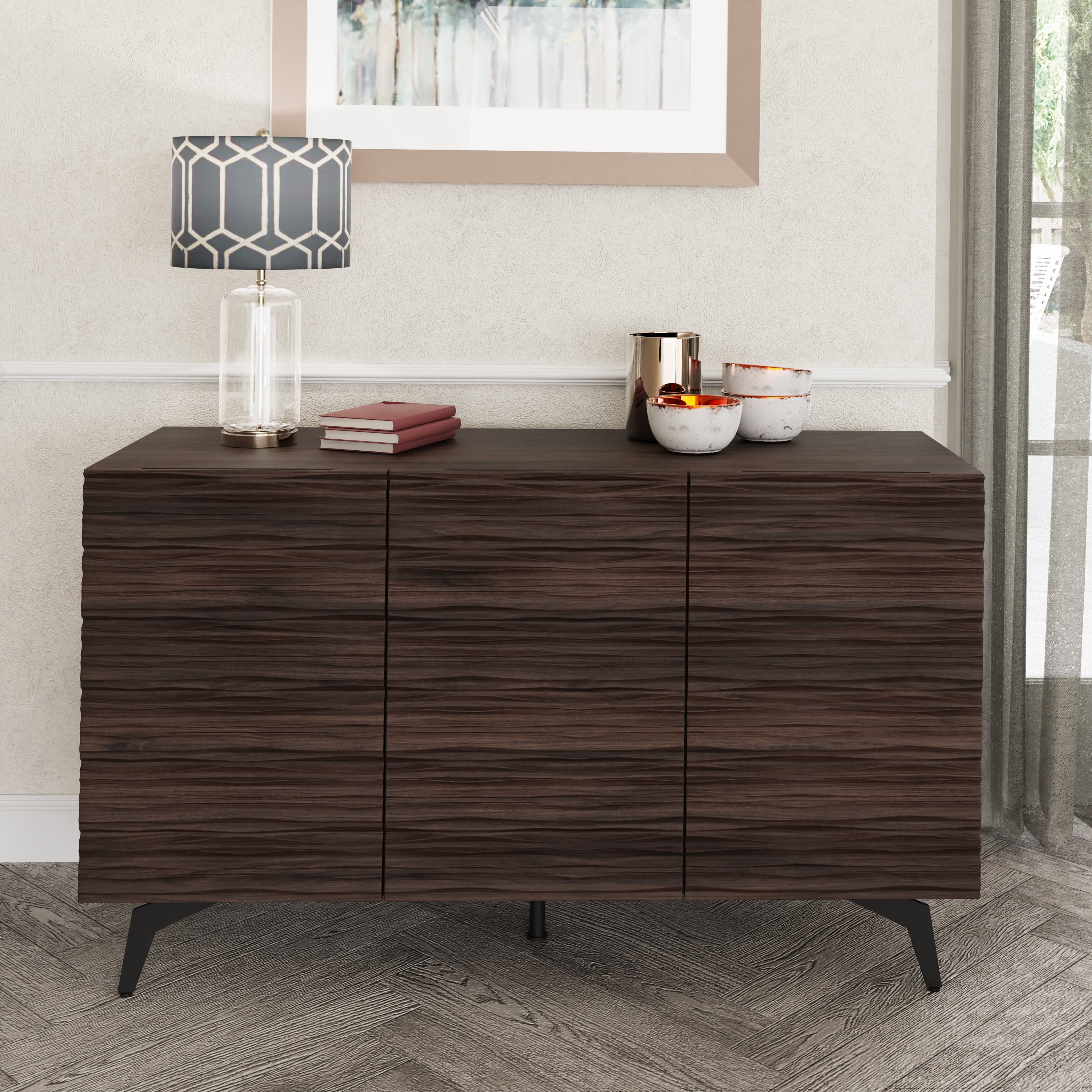 Bantham Large Sideboard Dark Walnut