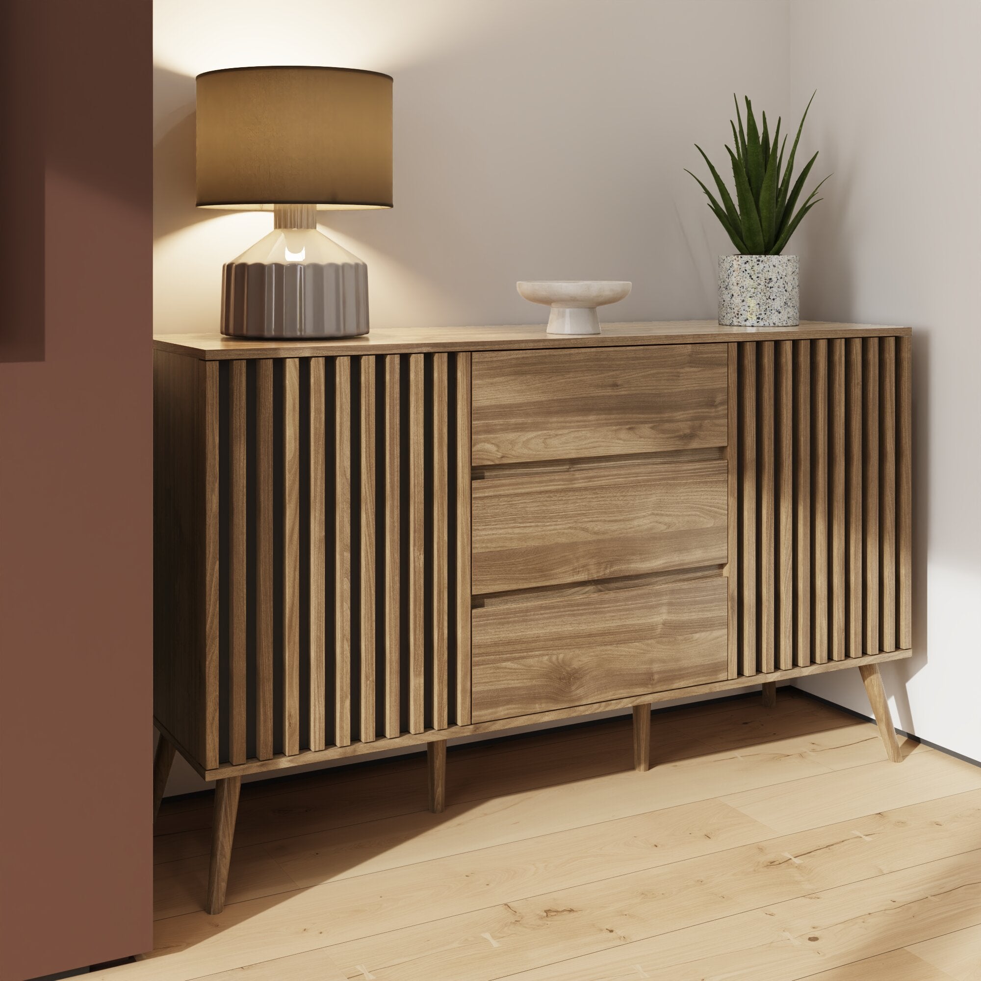 Rowan Large Sideboard Oak