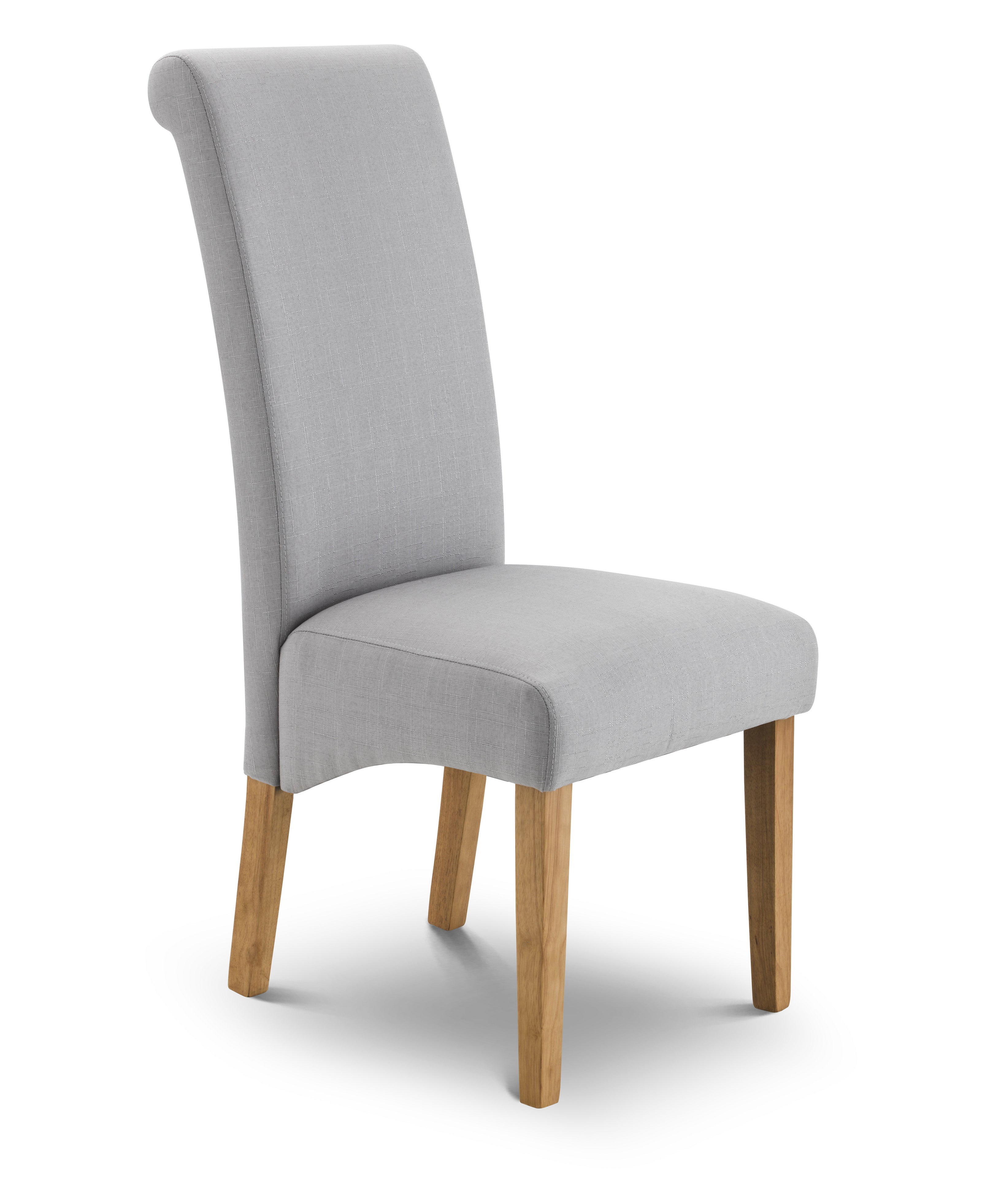 Rio Scrollback Fabric Chairs (Set Of 2)