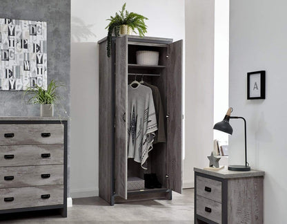 GFW Bedroom Set Boston 3 Piece Bedroom Set Grey Bed Kings