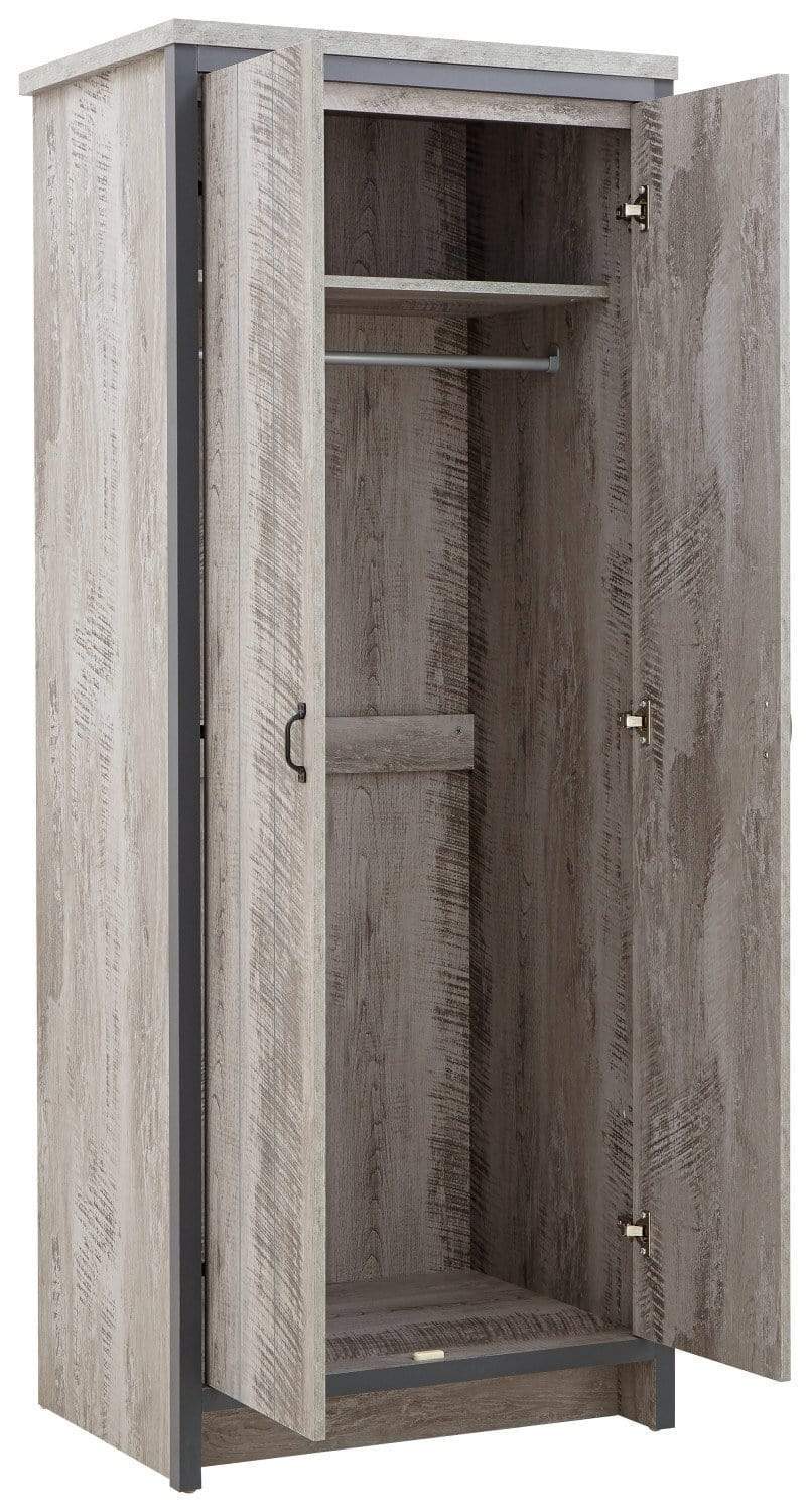 GFW Bedroom Set Boston 3 Piece Bedroom Set Grey Bed Kings