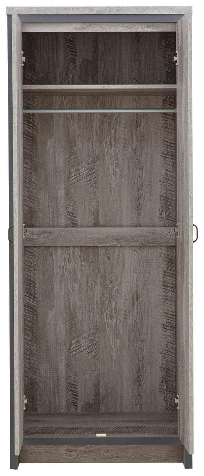 GFW Bedroom Set Boston 3 Piece Bedroom Set Grey Bed Kings