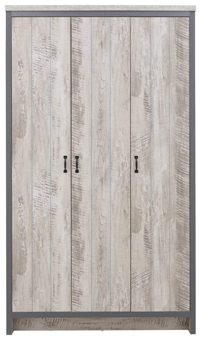 GFW Bedroom Set Boston 4 Piece Bedroom Set Grey Bed Kings