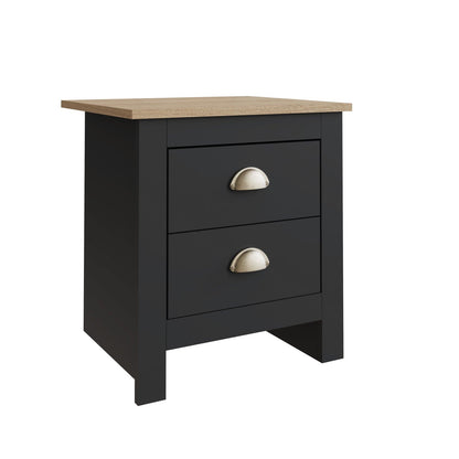 GFW Bedroom Set Lancaster 3 Piece Bedroom Set Black Bed Kings