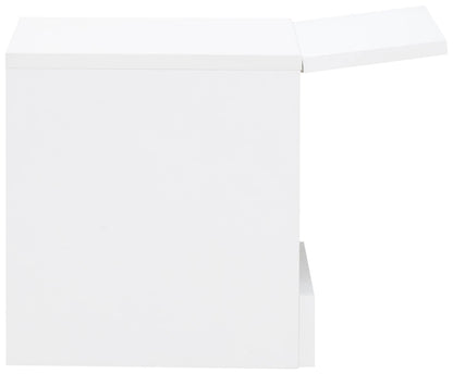 GFW Bedside Table Galicia Pair Of Wall Hanging Bedside Tables White Bed Kings