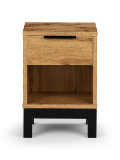 Julian Bowen Bedside Table Bali 1 Drawer Bedside Bed Kings