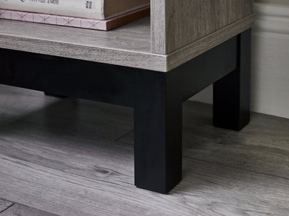 Julian Bowen Bedside Table Bali 1 Drawer Bedside - Grey Oak Bed Kings