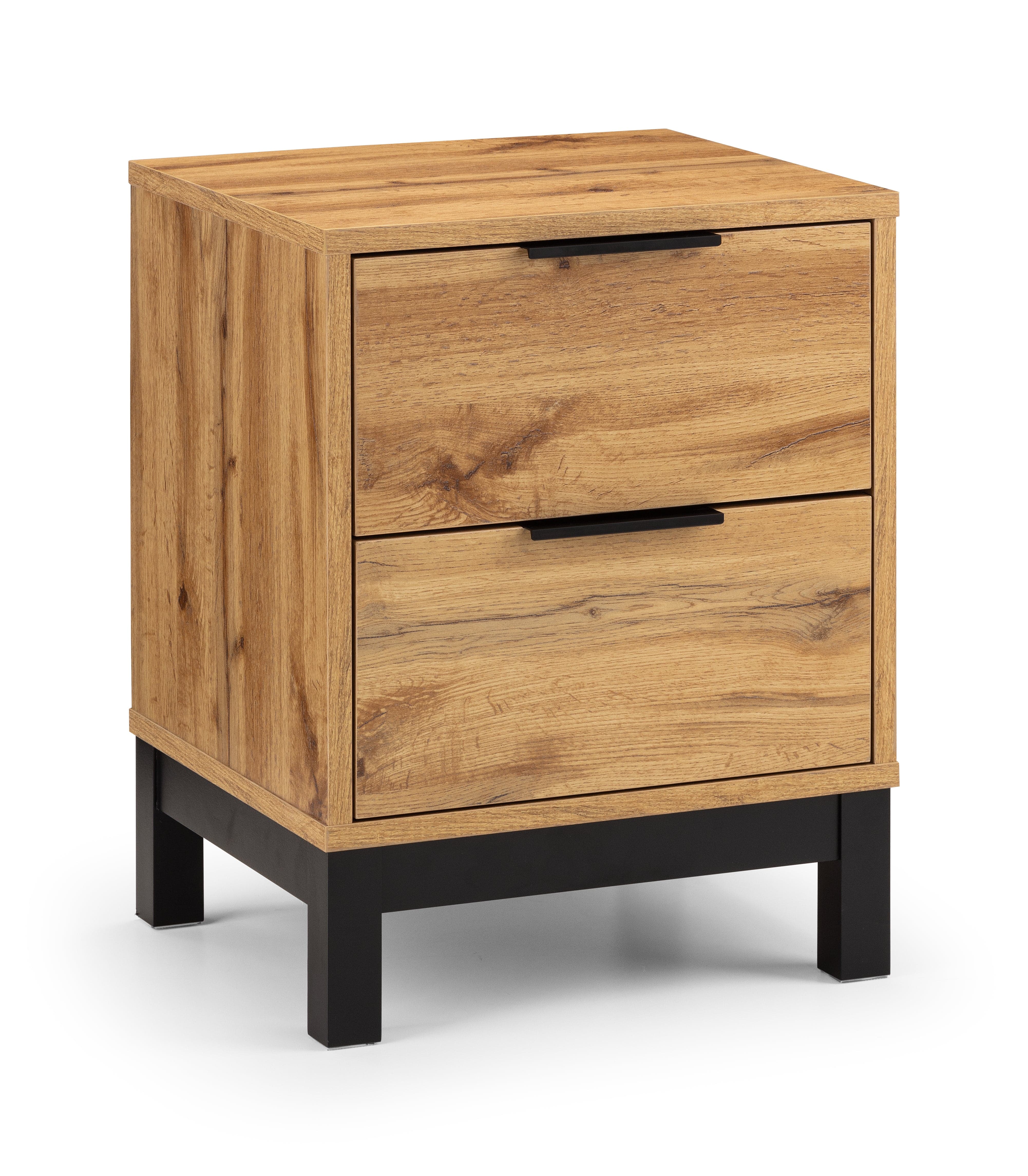 Julian Bowen Bedside Table Bali 2 Drawer Bedside Bed Kings