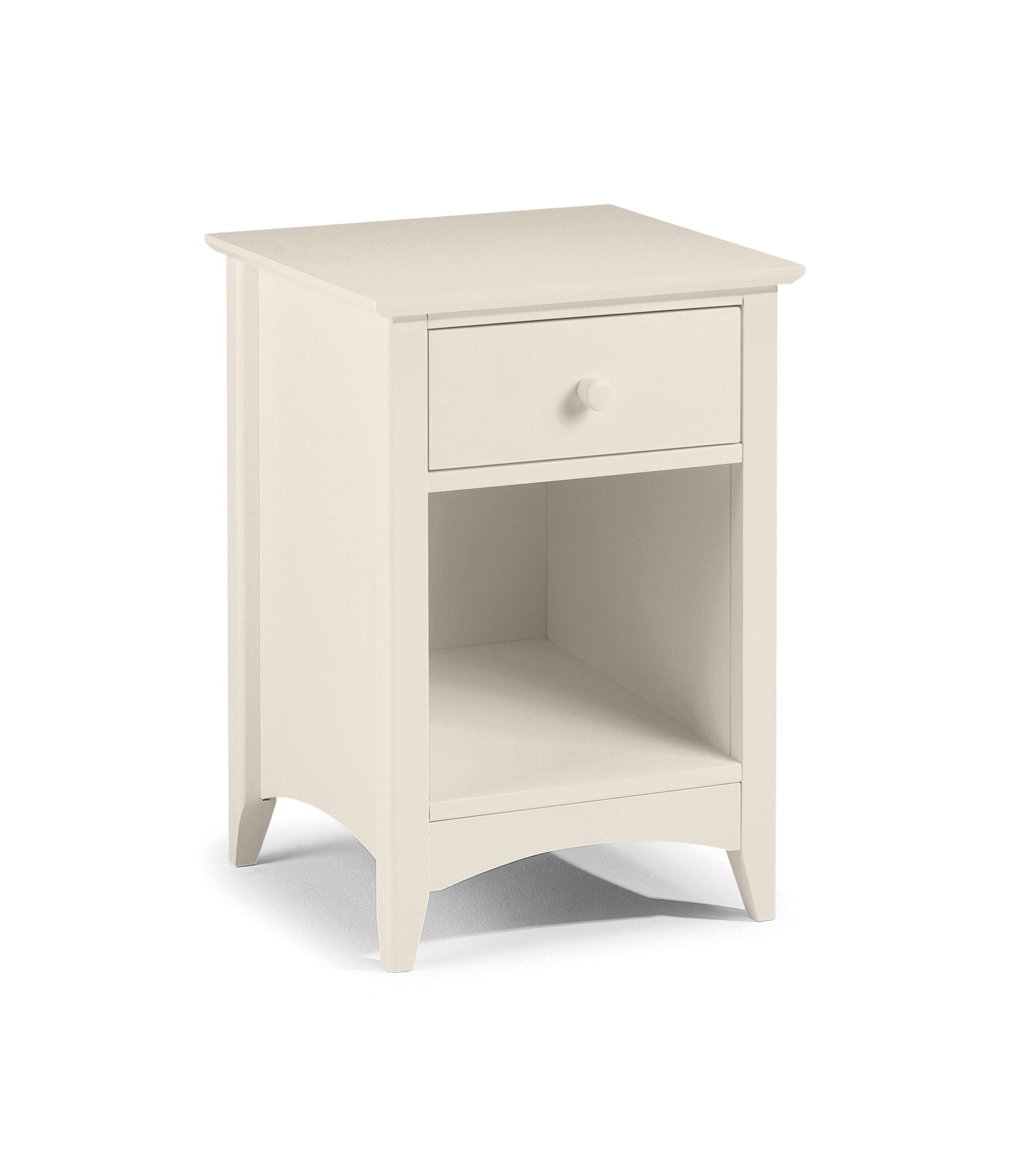 Julian Bowen Bedside Table Cameo 1 Drawer Bedside Bed Kings