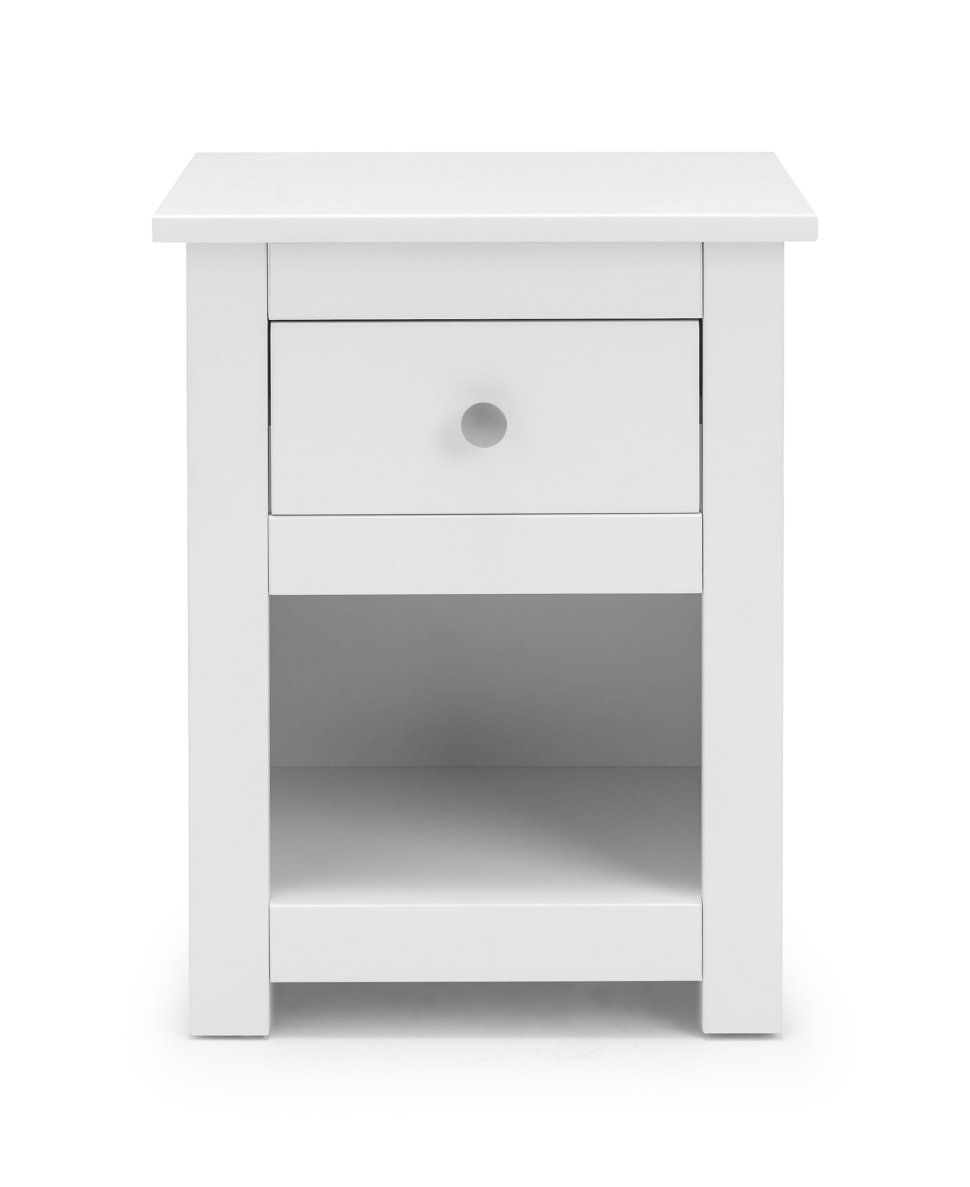 Julian Bowen Bedside Table Radley Bedside - Surf White Bed Kings