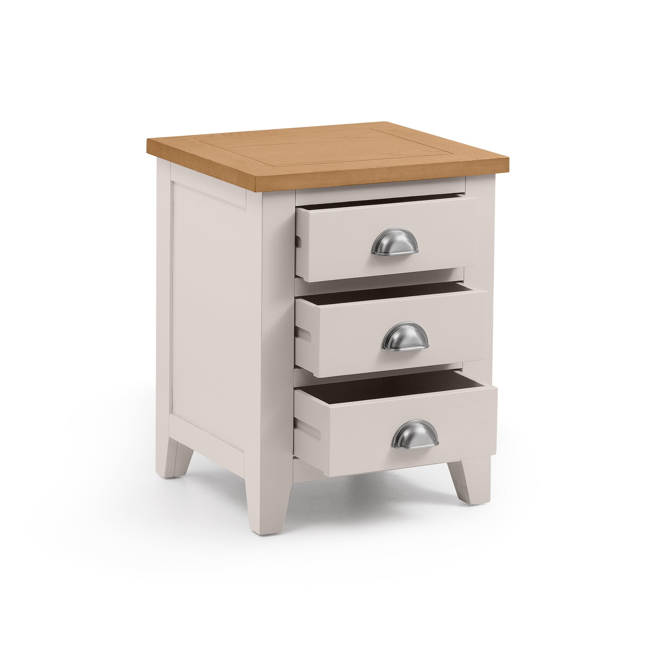 Julian Bowen Bedside Table Richmond 3 Drawer Bedside Bed Kings