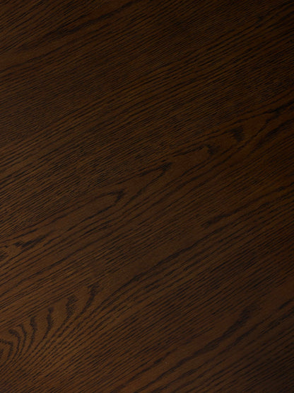 Ollie Dark Oak 80cm Round Coffee Table