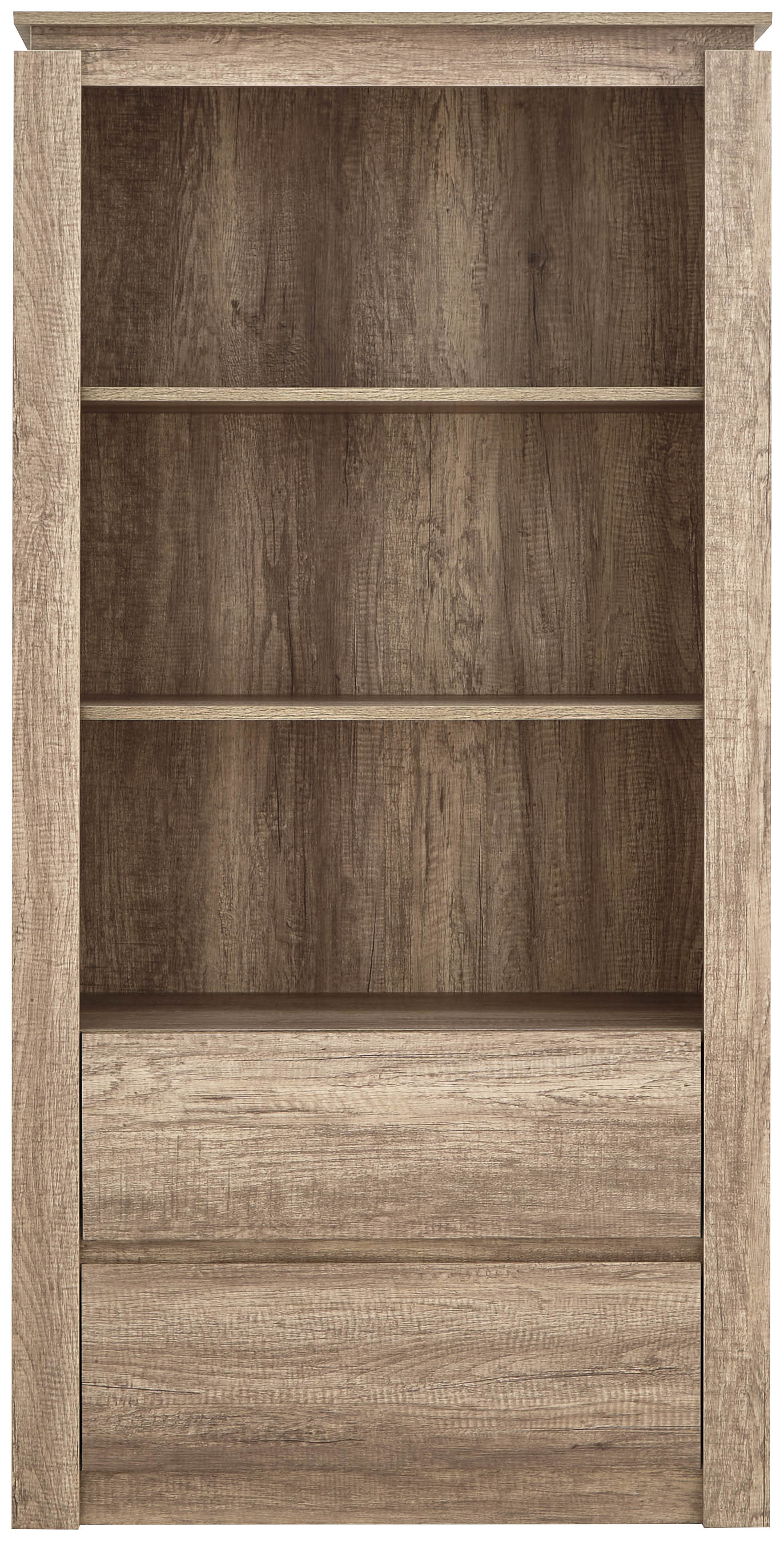 GFW Bookcase Canyon Oak Bookcase Bed Kings