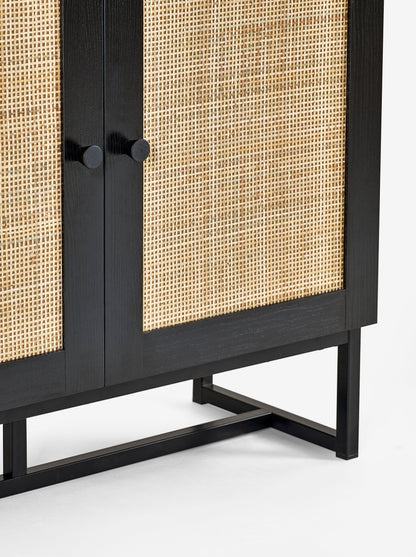 Julian Bowen Bookcase Padstow Tall Bookcase - Black Bed Kings