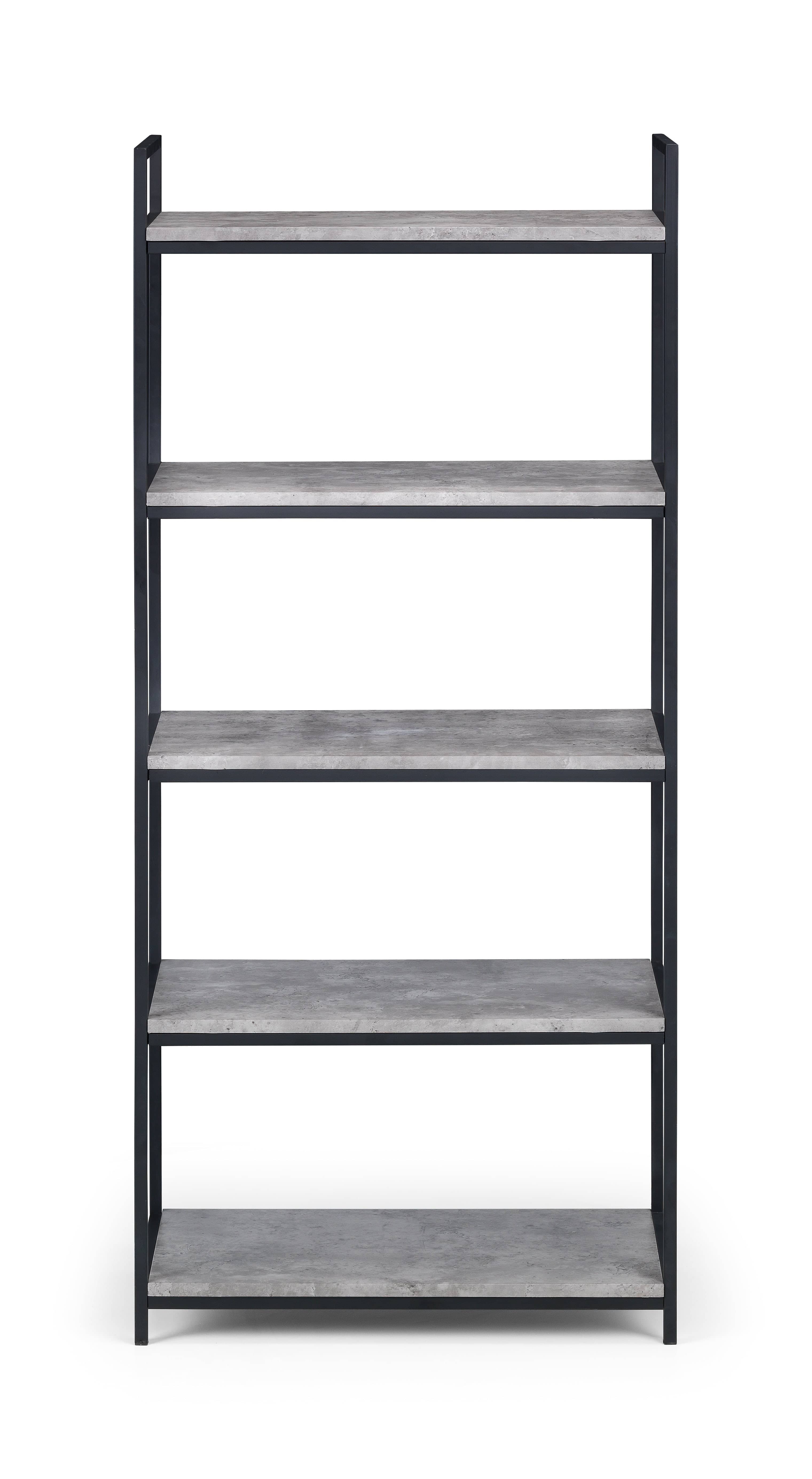 Julian Bowen Bookcase Staten Tall Concrete Bookcase Bed Kings