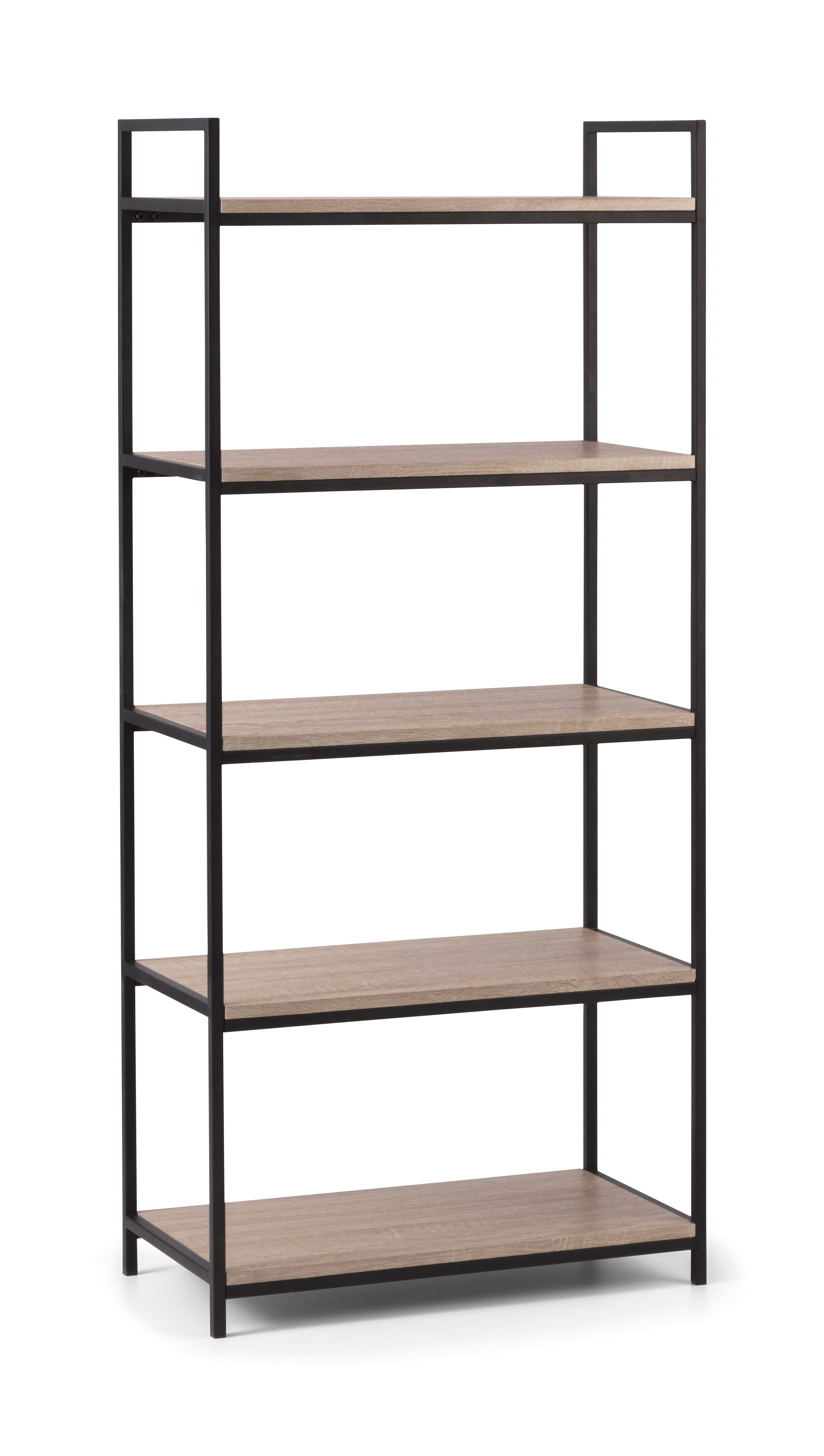 Julian Bowen Bookcase Tribeca Tall Bookcase  - Sonoma Oak Bed Kings