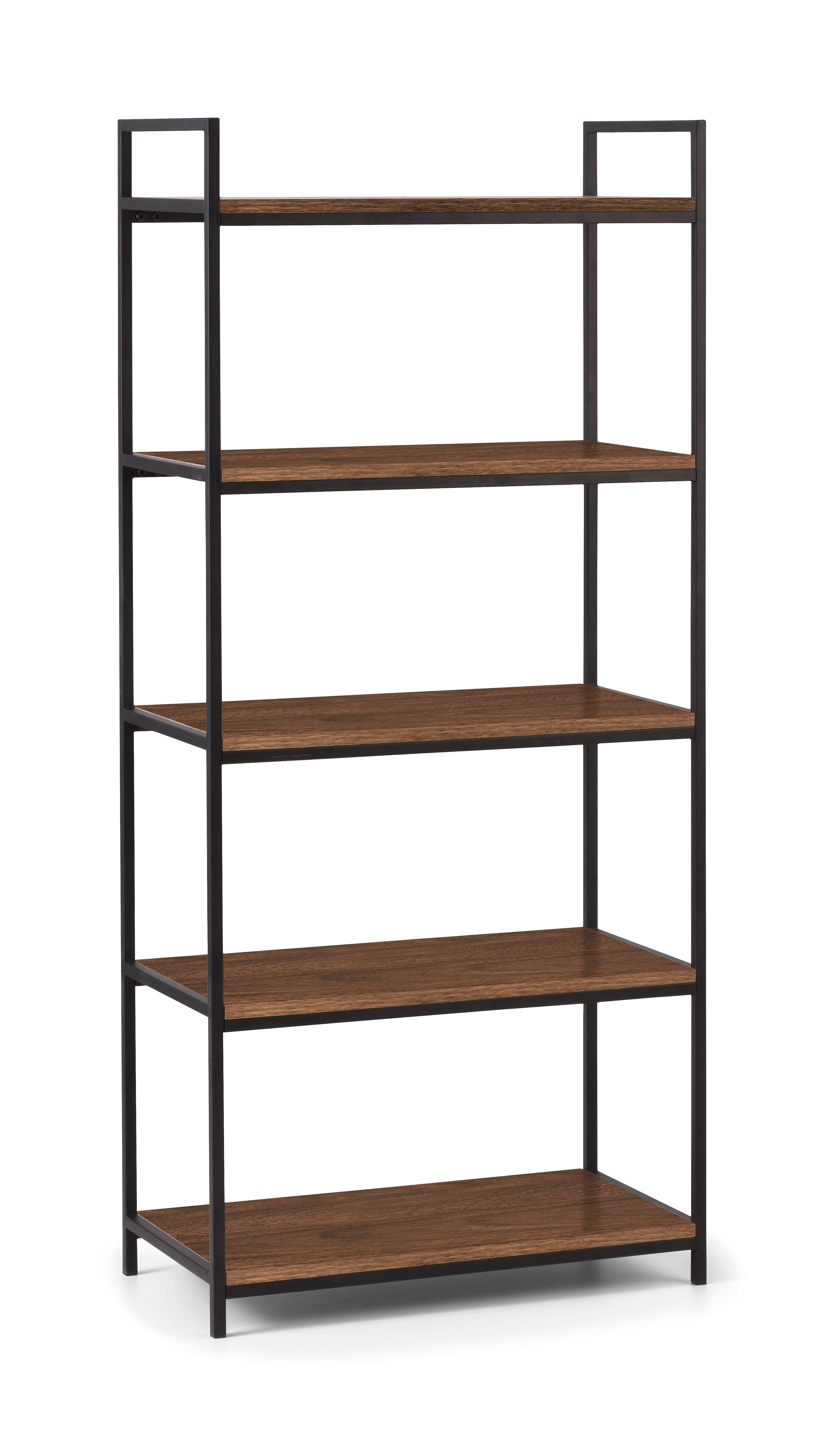 Julian Bowen Bookcase Tribeca Tall Bookcase - Walnut Bed Kings