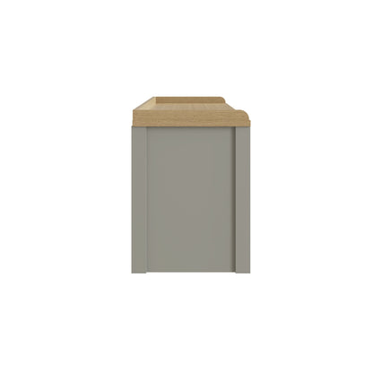 Lancaster 2 Door Shoe Bench Grey