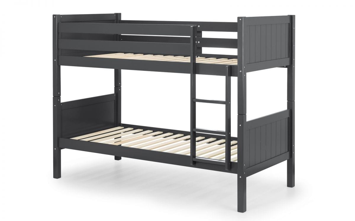 Julian Bowen Bunk Bed Bella Bunk Bed - Anthracite Bed Kings