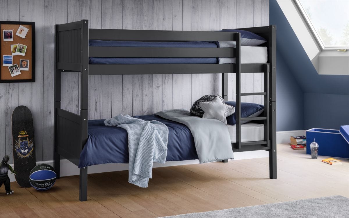 Julian Bowen Bunk Bed Bella Bunk Bed - Anthracite Bed Kings