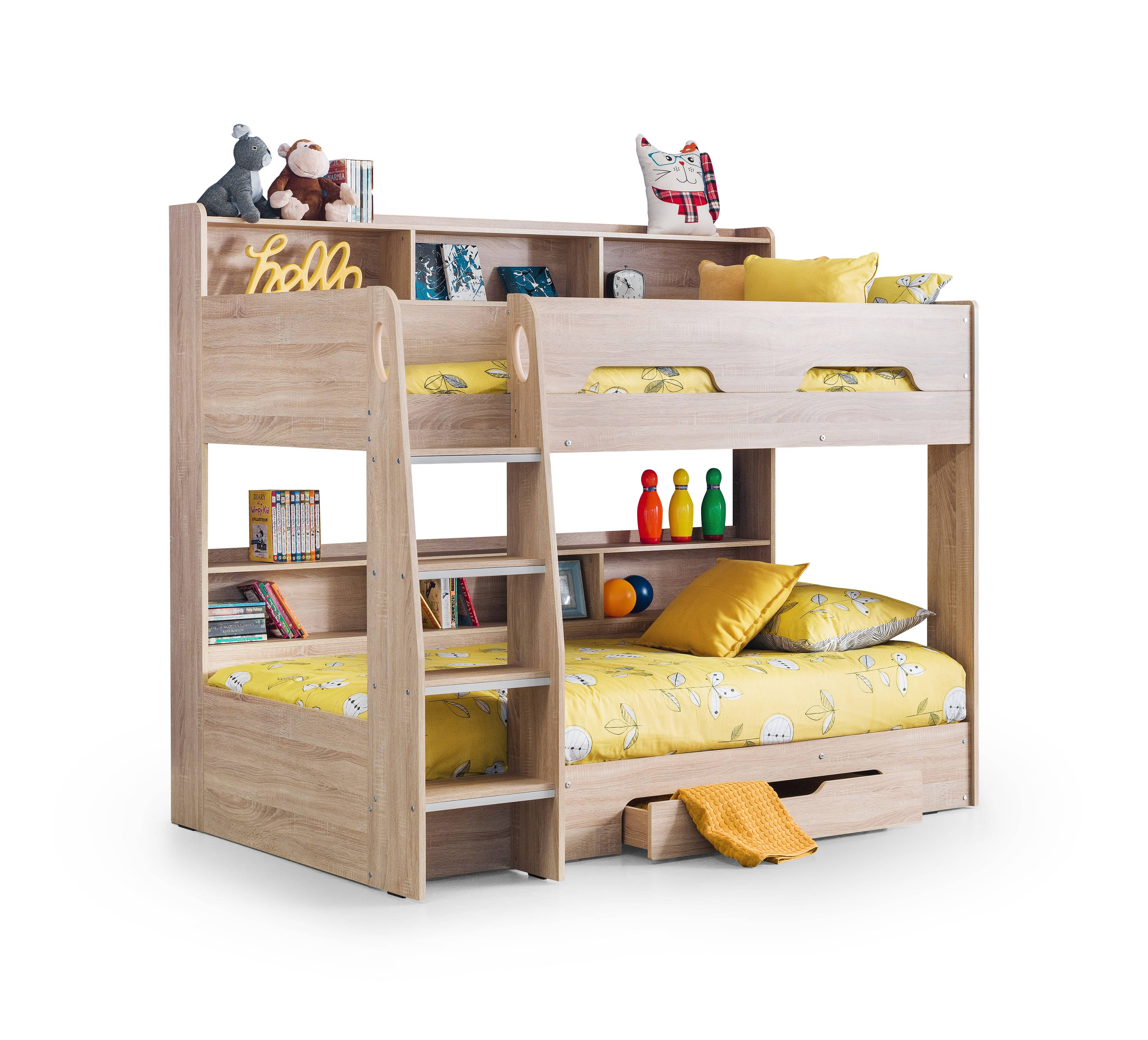 Julian Bowen Bunk Bed Orion Bunk Bed - Sonoma Oak Bed Kings