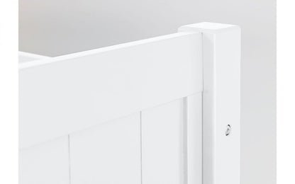 Julian Bowen Bunk Bed Single 90cm 3ft Bella Bunk Bed - White Bed Kings