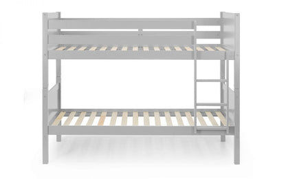 Julian Bowen Bunk Bed Single 90cm 3ft Bella Bunk Dove Grey Bed Kings