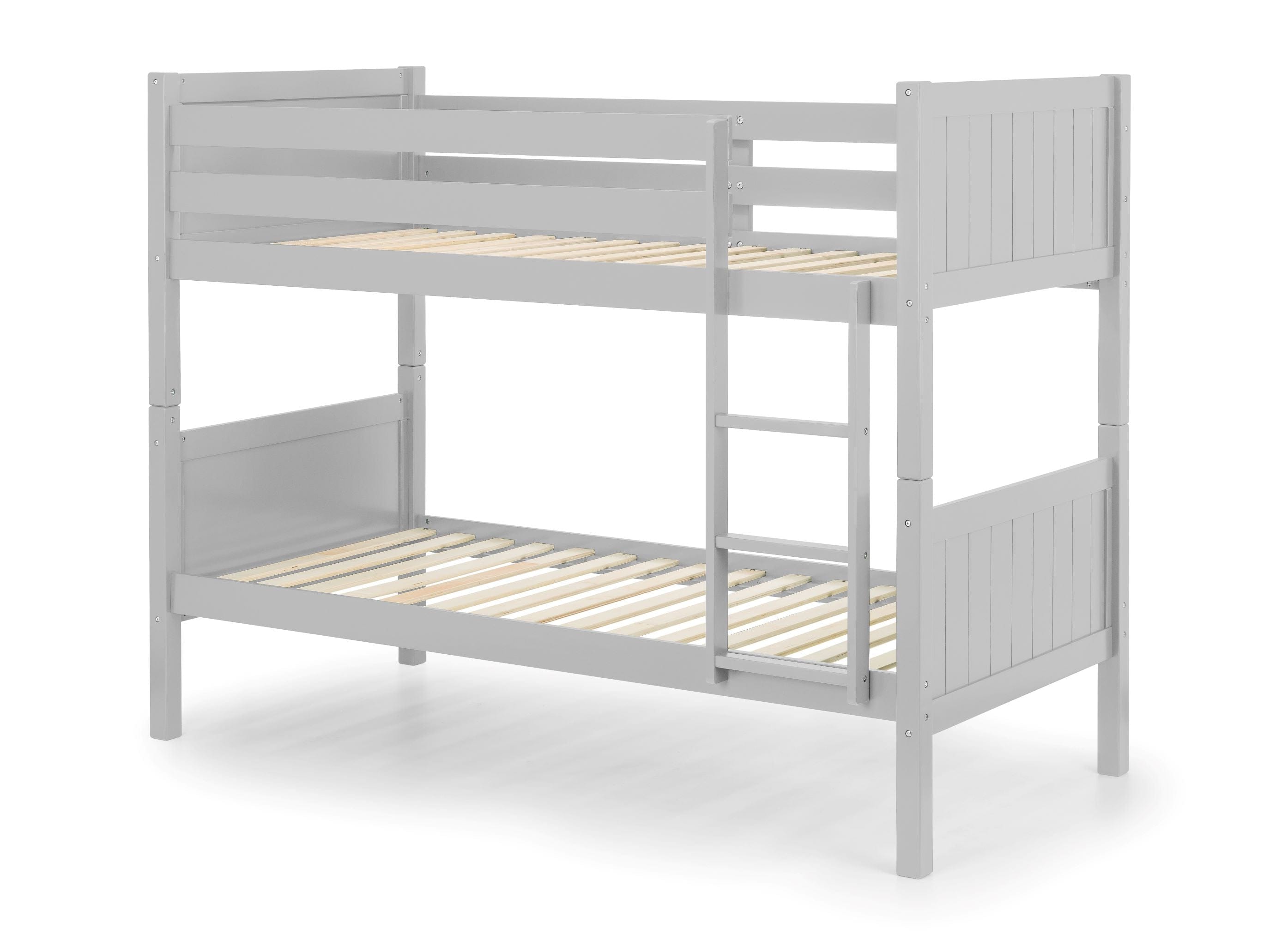 Julian Bowen Bunk Bed Single 90cm 3ft Bella Bunk Dove Grey Bed Kings