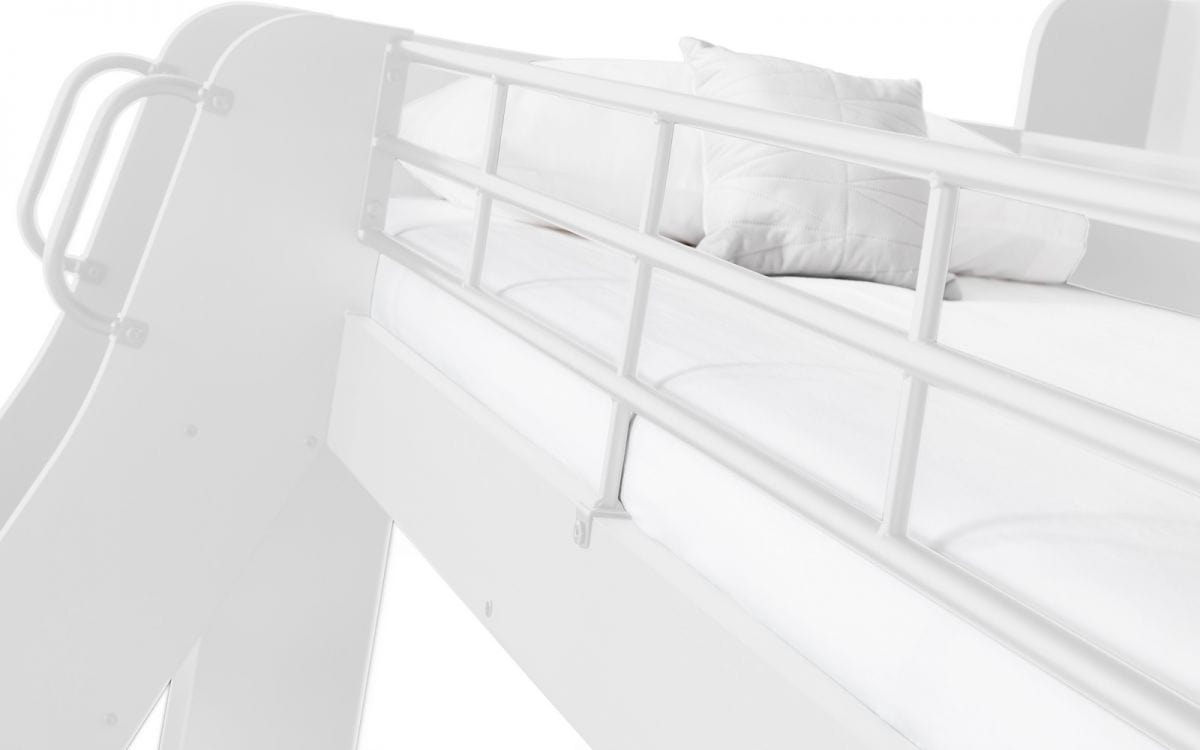 Julian Bowen Bunk Bed Single 90cm 3ft Domino Triple Sleeper White Bed Kings