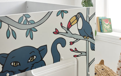 Julian Bowen Bunk Bed Single 90cm 3ft Safari Bunk Bed Bed Kings