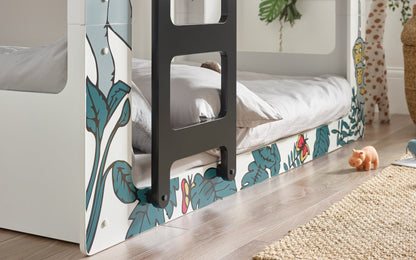 Julian Bowen Bunk Bed Single 90cm 3ft Safari Bunk Bed Bed Kings