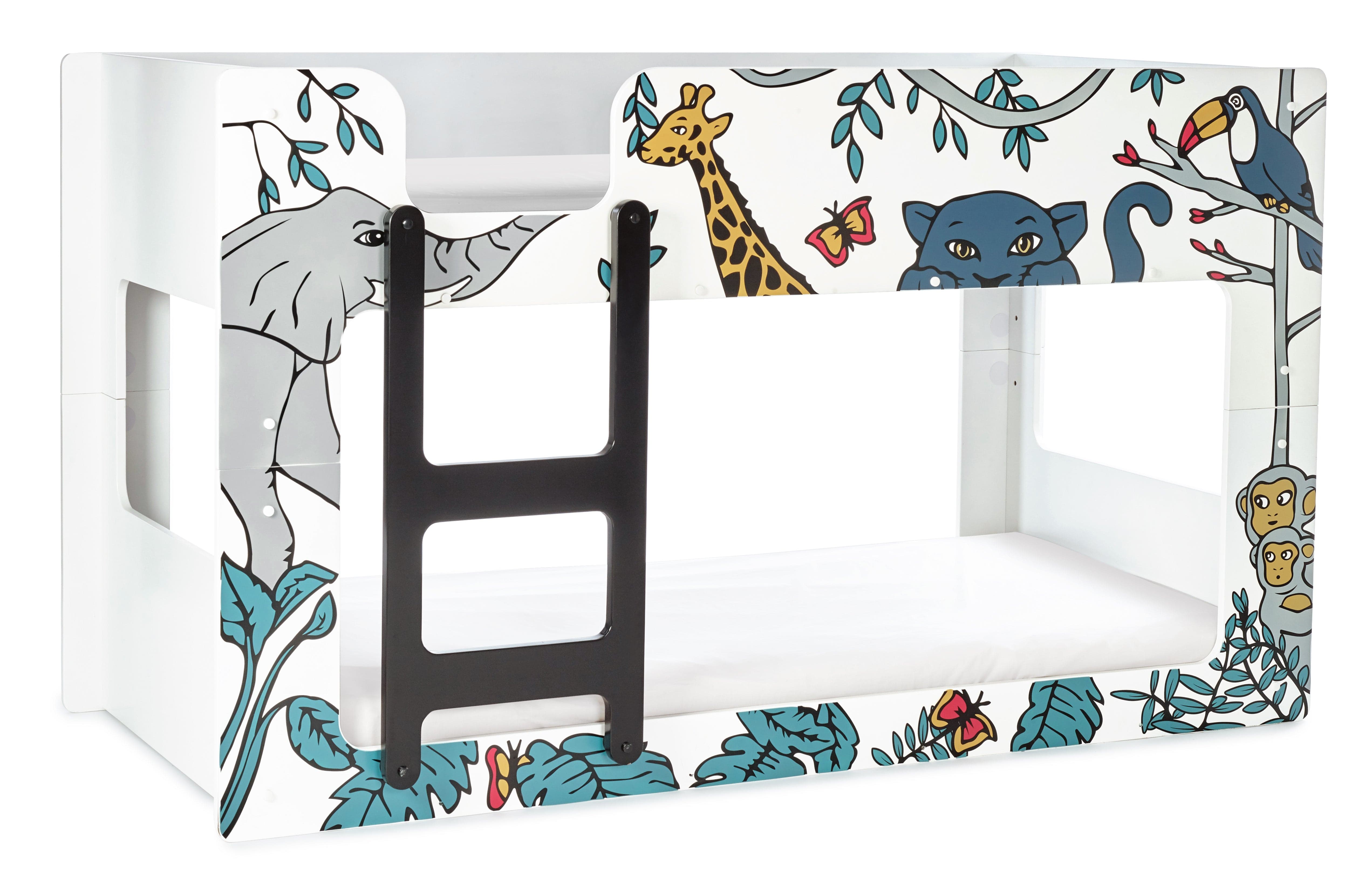 Julian Bowen Bunk Bed Single 90cm 3ft Safari Bunk Bed Bed Kings