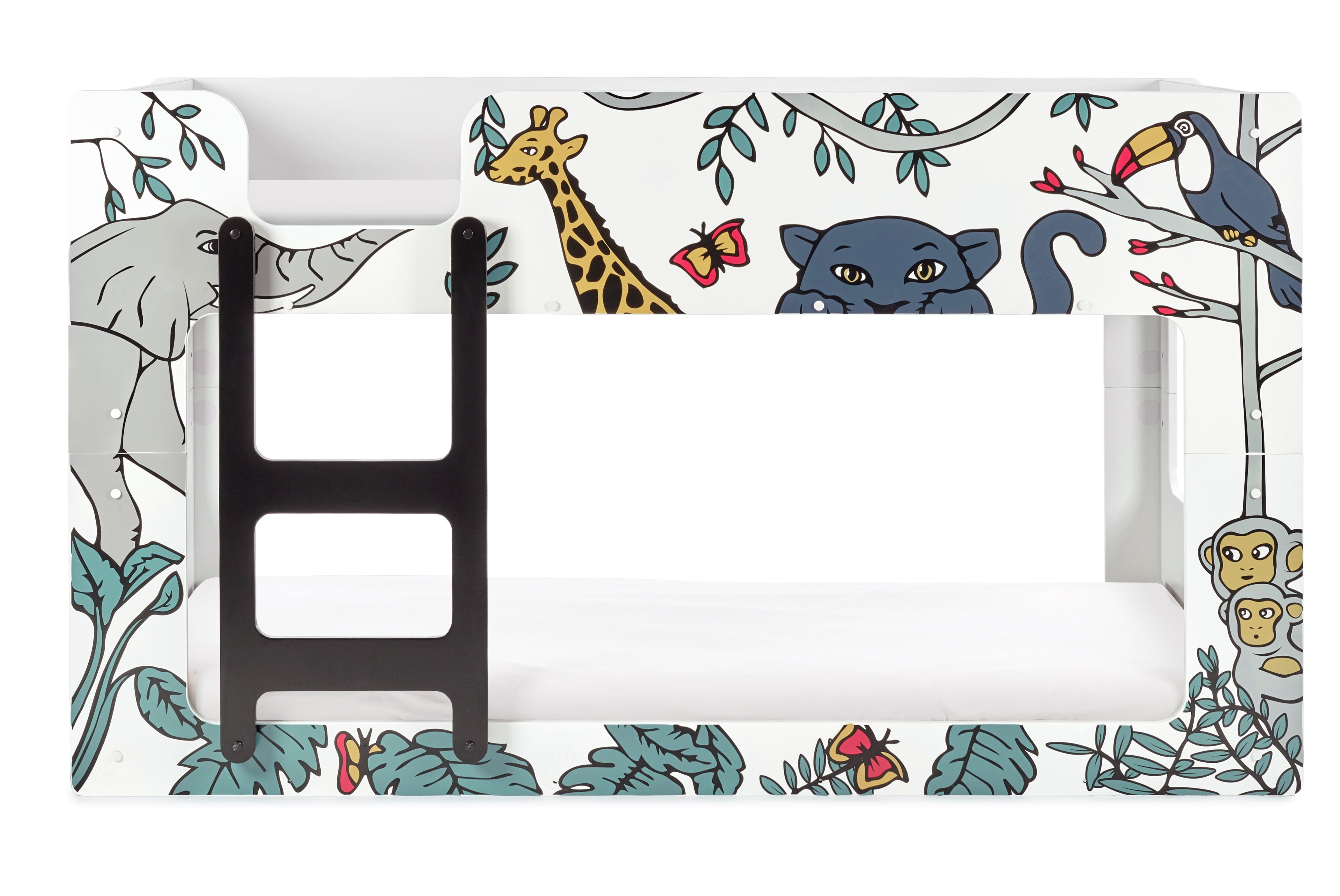 Julian Bowen Bunk Bed Single 90cm 3ft Safari Bunk Bed Bed Kings