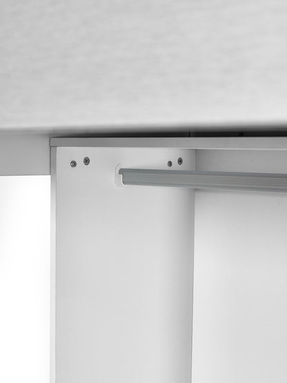 Gaia Highsleeper TV Bed - White and Silver